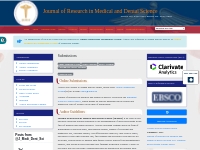 Journal of Research in Medical and Dental Science | Submissions