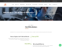 Milestones - JS-Solutions Networks, Singapore