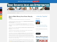 How to Make Money from Home Step by Step... - Make Money From Home