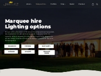 Marquee lighting options - Jubilee Hire -Marquee Hire in Kent   South 