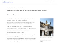 Athena | Goddess, Facts, Roman Name, Myths   Rituals