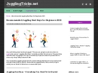 Recommended Juggling Best Buys for Beginners 2023