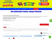 4N1 Dry Combos | Jump N Party Inc. | water slide and bounce house rent