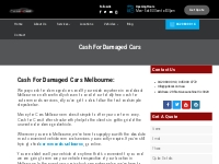 Cash For Damaged Cars - Cash For Cars Melbourne