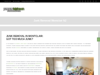 Junk Removal Montclair NJ | Furniture, Trash, Rubbish Removal