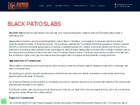 BLACK PATIO SLABS | JUNO STONE PAVING