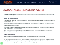 CARBON BLACK LIMESTONE PAVING | JUNO STONE PAVING