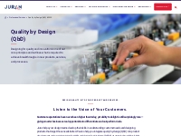 Quality by Design (QbD)  DFSS | Juran Institute, An Attain Partners Co
