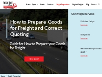 How to Prepare Freight | Freight Quote Australia