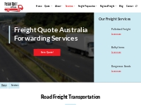 Freight Services | Freight Quote Australia