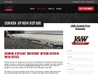   	Driveway & Garage Apron Repair - Minneapolis - St. Paul | J&W Aspha