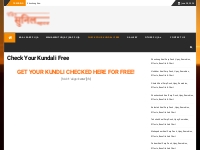 Check Your Kundali Free - Kaal Sarp Dosh Nivaran Kendra