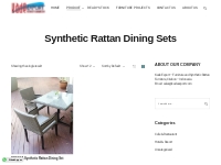 Synthetic Rattan Dining Sets   Rattan Furniture KaDe Export
