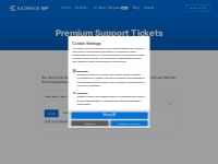 Premium Support Tickets - Kadence WP