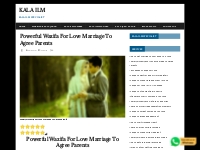 Powerful Wazifa For Love Marriage To Agree Parents