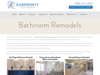 Our Portfolio of Batroom Remodels - Bath Remodel Contractor