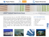 Multiwall Polycarbonate Sheets India, Multiwall Polycarbonate Panels N