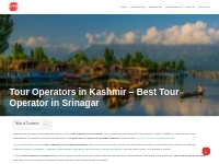 Tour Operators in Kashmir | NO1 Tour Company in Srinagar