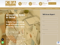 Accounting Firms in Dubai | Bookkeeping Firms in Dubai, UAE | KBA