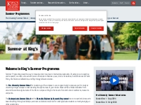   	Summer at King's | Summer Programmes | King’s College London