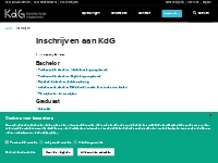 Inschrijven aan KdG | KdG Hogeschool