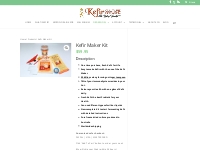 Kefir Maker Kit - Kefir Culture Natural, Home of the Kefir Maker