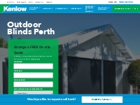 Outdoor Blinds Perth | Patio, Cafe   Alfresco Blinds | Kenlow Perth