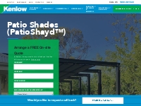 Custom-Made PatioShayd™ | Retractable Roof System | Kenlow