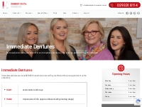 Immediate Dentures | Remvoable Tooth Replacement | Dental Bridges