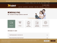 Removals FAQ | Kent Removals   Storage