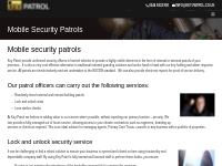 Mobile Protection Security Patrols in London | Key Patrol Key Patrol K