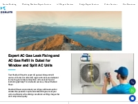 Professional AC Gas Refill in Dubai | Khalifa Al Shaer