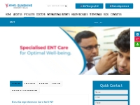 Best ENT Hospital in Hyderabad | ENT Hospital Near Me | KIMS-SUNSHINE 