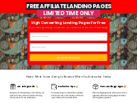 Free Download : Affiliate Landing Pages For CPA Marketing Campaigns