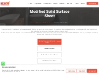 Modified Solid Surface Sheet - Kingkonree
