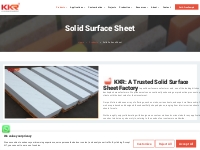 Solid Surface Sheet - Kingkonree