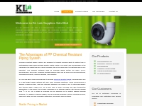 PP Chemical Resistant Pipe | Plumbing System - KL Lab Supplies