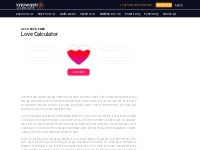 love calculator - free Accurate Love Calculator by knowastro.com