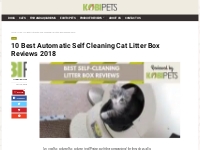 10 Best Automatic Self Cleaning Cat Litter Box Reviews 2018 | Kobi Pet