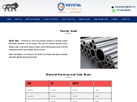 Manufacturer of Ferritic Steel | Ferritic Steel - Krystal