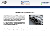 Manufacturer of Seamless Heat Exchanger Tubes - Krystal