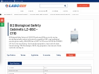 B2 Biological Safety Cabinets LZ-BSC-C110 | Labozon