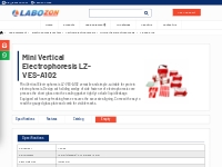 Mini Vertical Electrophoresis LZ-VES-A102 | Labozon
