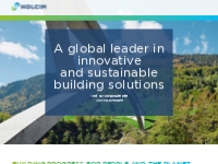 Holcim - A global leader in innovative and sustainable building soluti