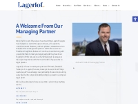 A Welcome From Our Managing Partner | Lagerlof