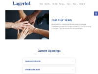 Join Our Team | Lagerlof