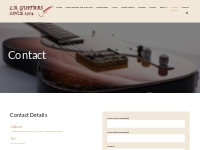 Contact - L.A guitars