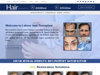 Hair transplant in Lahore | Specialist FUE Clinic | Best hair surgeon 