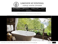 Lakeview at Fontana - Soaking Cabana Resort | treetop soaks and massag