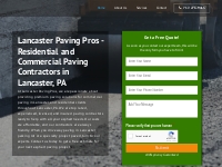 Home - Paving Contractor Lancaster PA - Asphalt Driveways and Commerci